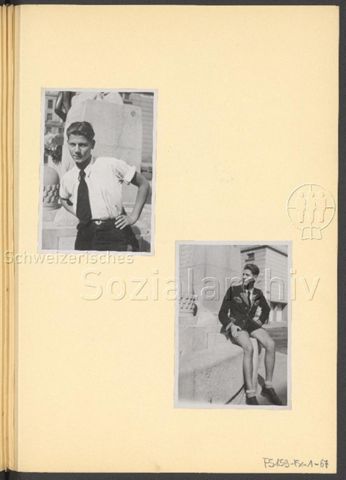 Fotoalbum Nico Kaufmann, 1928–1950 – Österreichreise im September 1948 – Rolf von Waldenau