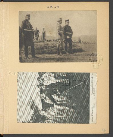 Fotoalbum "Grenzbesetzung 1914-1918