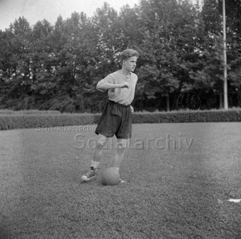 Fussballspieler, um 1960