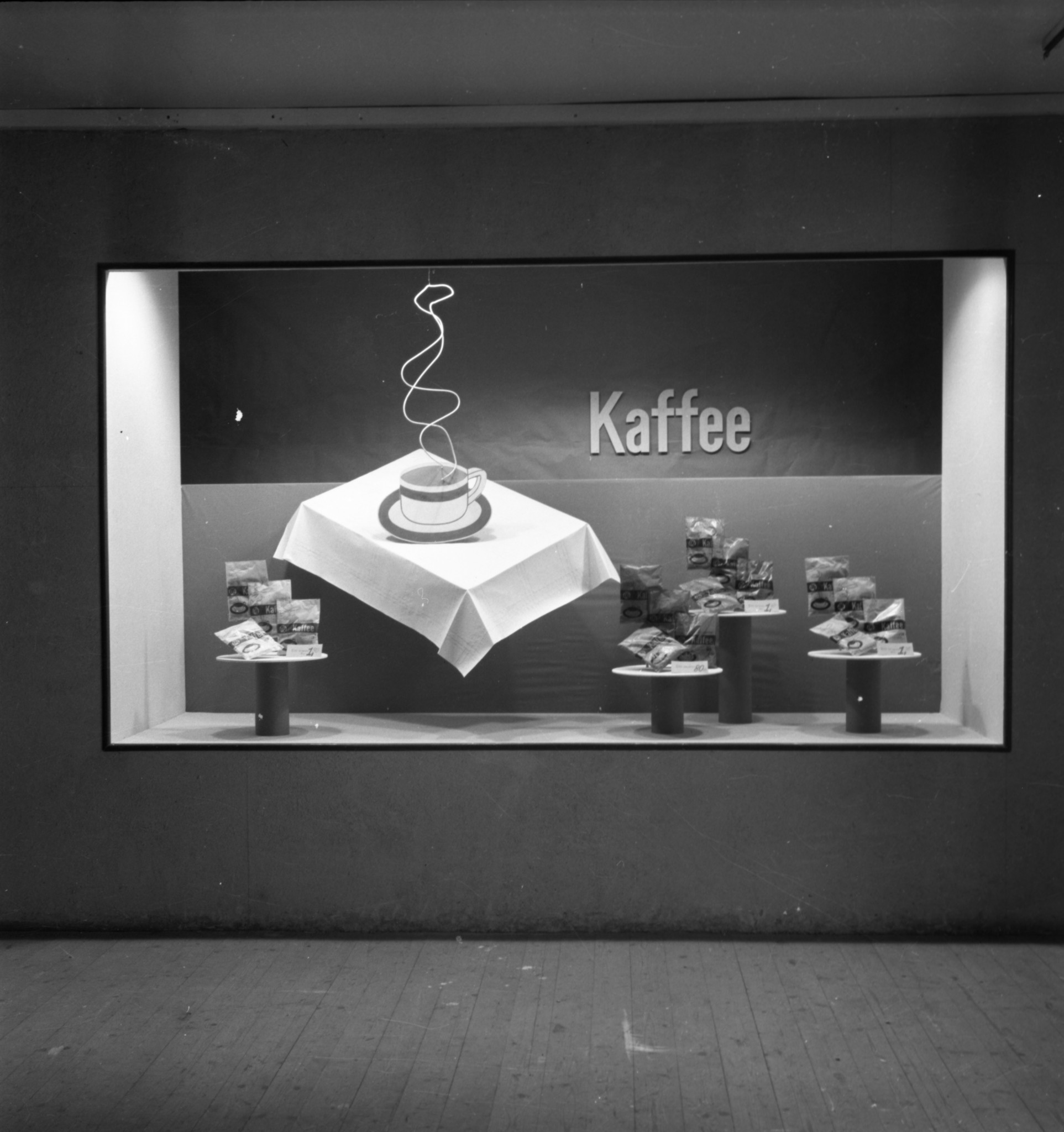 Schaufenster Filiale LVZ: "Kaffee"