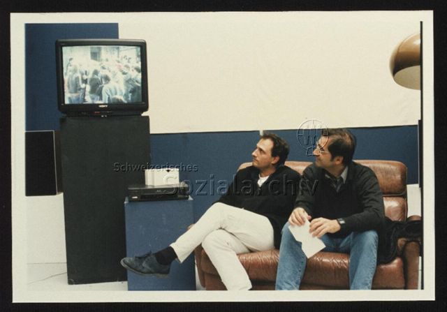 Samir (rechts) und Christoph Schaub
