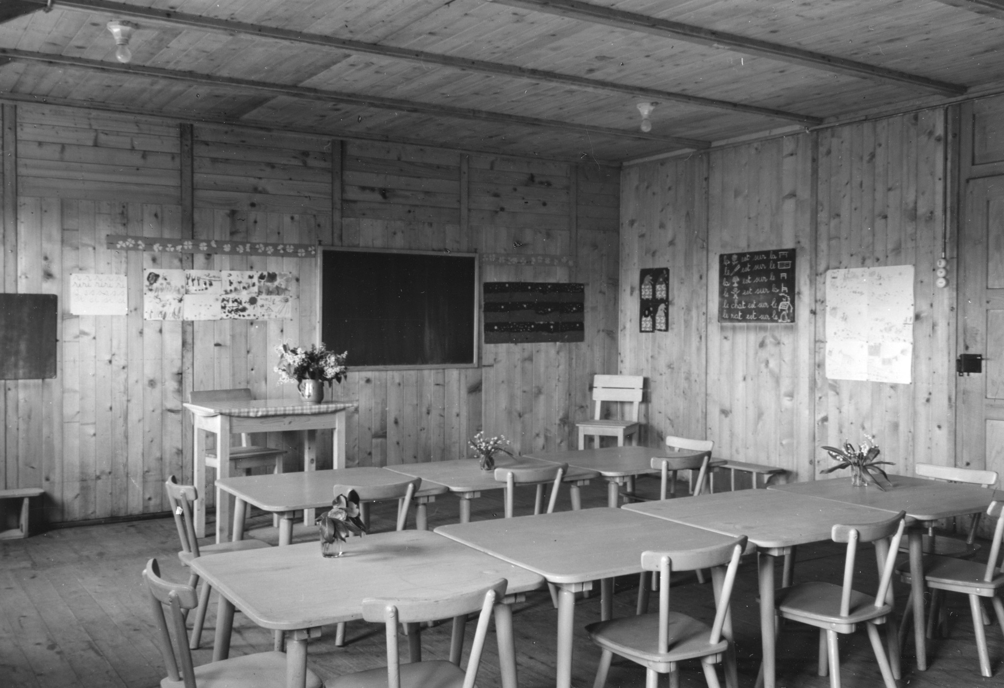 Sozialzentrum in Saint-Lô; Schulzimmer