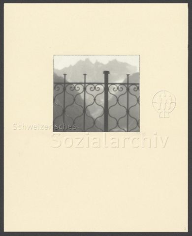 Fotoalbum "Soglio 1961, 1963, 1964" von Heinrich Pfenninger (1884-1966), Mitglied Photographische Gesellschaft Zürich