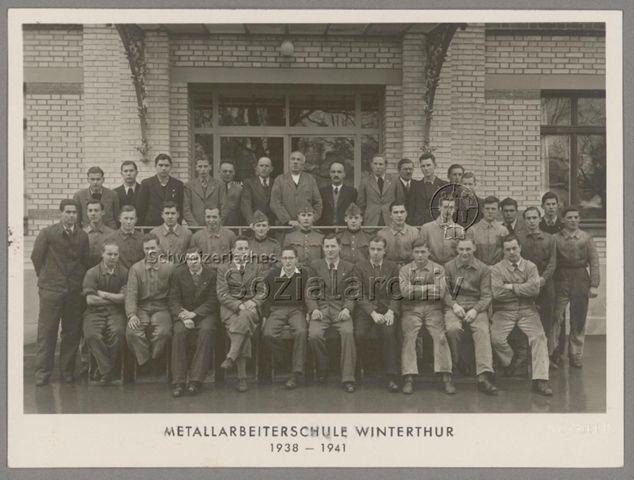 Metallarbeiterschule Winterthur 1938-1941