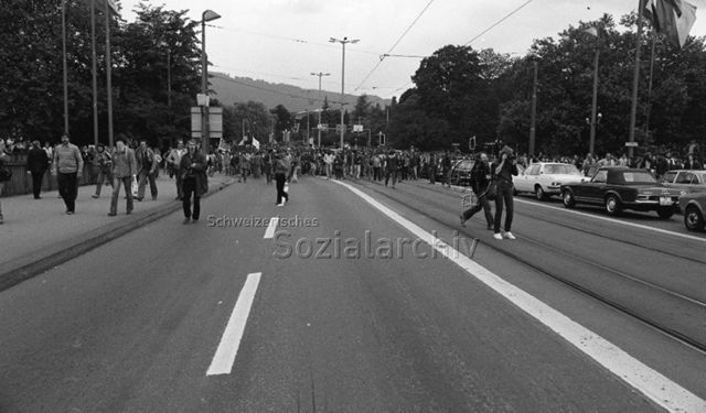 Jugenddemonstration Ende Juni 1980, [Zürich]