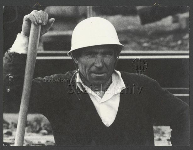 Geleisearbeiter, Güterbahnhof Zürich, um 1965