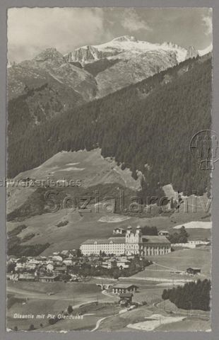Disentis mit Piz Giendusas