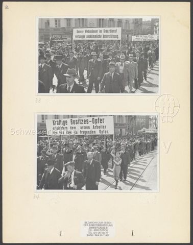 Fotoalbum "1. Mai 1940, Zürich