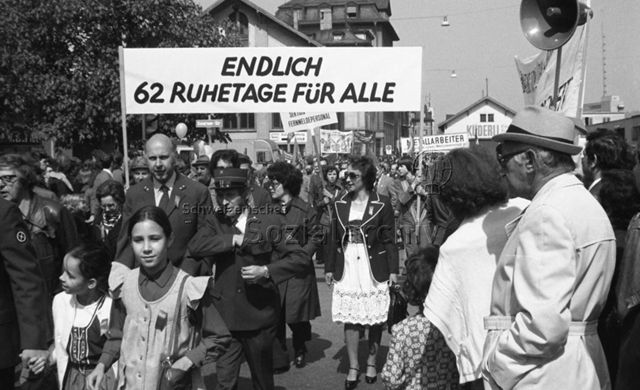 1. Mai 1976 in Zürich