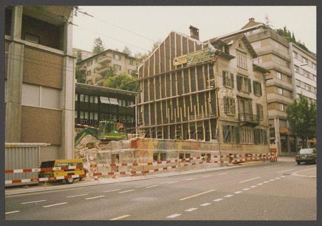 Abbruch "Rägebogehuus" (1994, Luzern)<br>