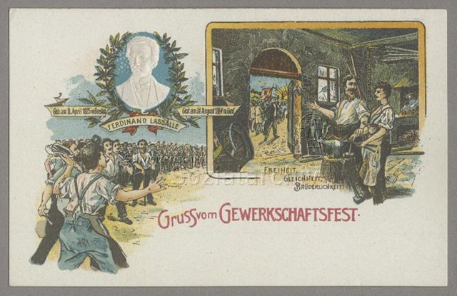 Gruss vom Gewerkschaftsfest