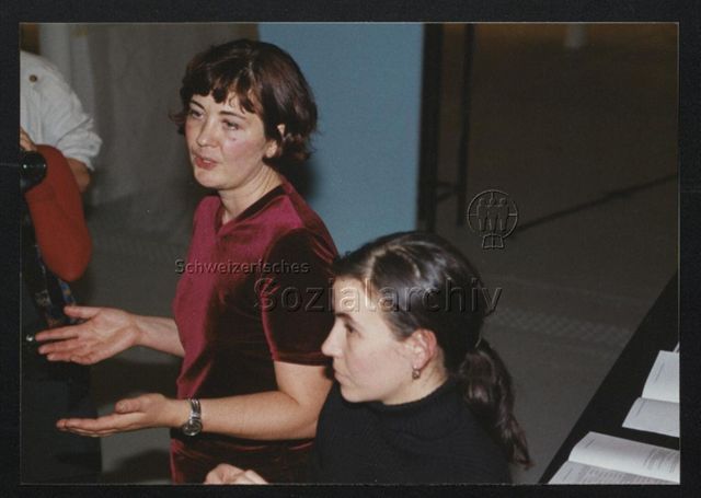 Doppelporträt, von links: Marion von Osten, Nathalie Seitz