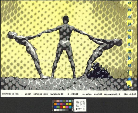 "unspektakulär. Schwules im Film", Zürich und St. Gallen, 1986