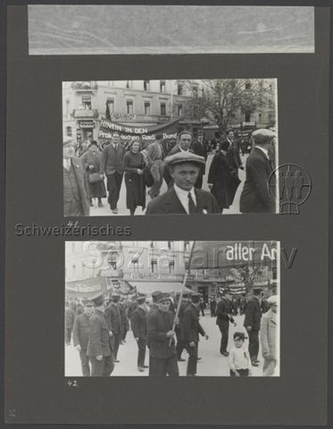 Fotoalbum "1. Mai 1933, Zürich
