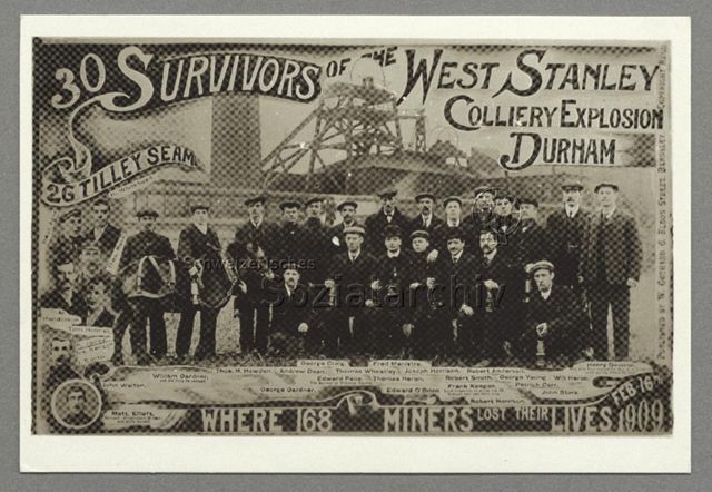 30 Survivors of the West Stanley Colliery Explosion Durham