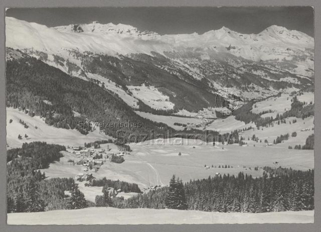 Parpan 1511m und Churwalden mit Ringelspitz und Calanda