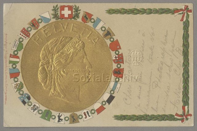 Helvetia (Poststempel: 17.11.1906)