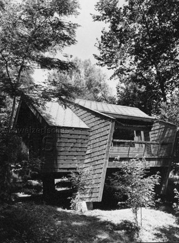 Bosco della Bella, Feriendorf für kinderreiche Familien - Ansicht eines Ferienhauses; um 1975