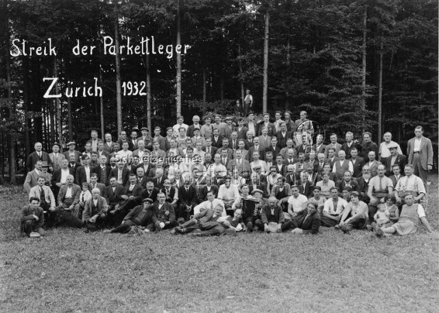 Streik der Parkettleger, Zürich 1932