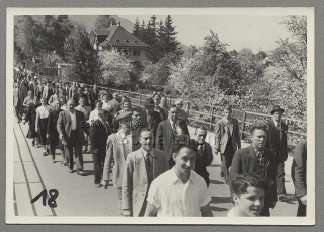 1. Mai, Umzug, Kanton Glarus, um 1958