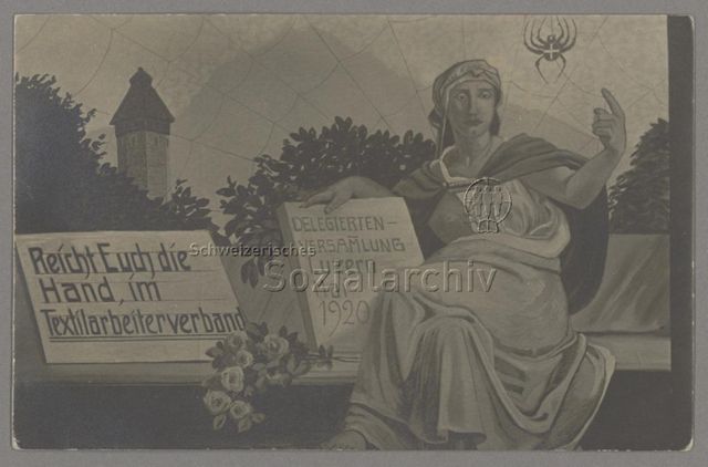 Reicht Euch die Hand, im Textilarbeiterverband