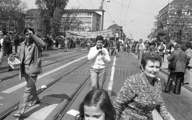 1. Mai 1976 in Zürich
