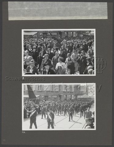 Fotoalbum "1. Mai 1939, Zürich