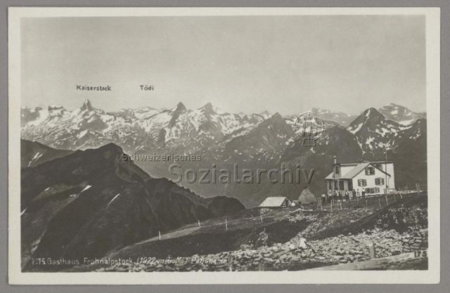 Gasthaus Frohnalpstock (1922 m.ü.M.) Panorama