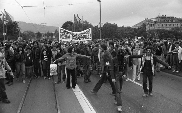 Jugenddemonstration Ende Juni 1980, [Zürich]