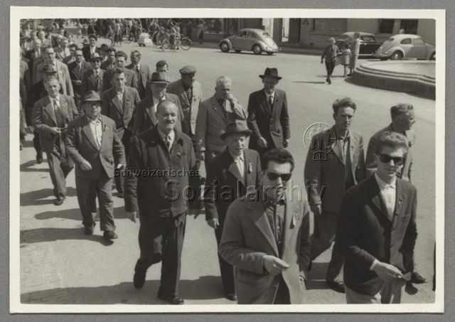 1. Mai, Umzug, Kanton Glarus, um 1958