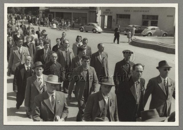 1. Mai, Umzug, Kanton Glarus, um 1958