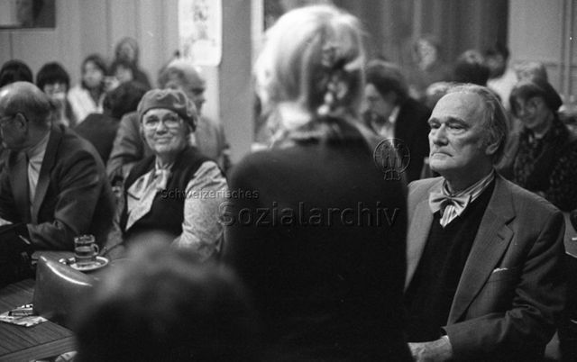 60 Jahre KPS / PdA, Restaurant Sihlhof, Zürich, März 1981