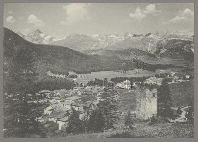Pontresina, gegen Norden gesehen