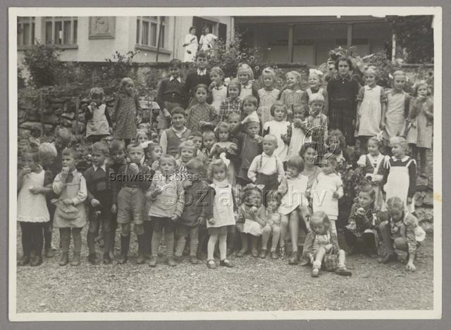 Kindergarten, Ebnat-Kappel, um 1945