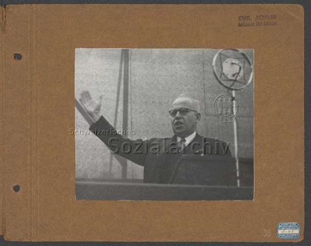 Fotoalbum "1. Mai 1936, Zürich