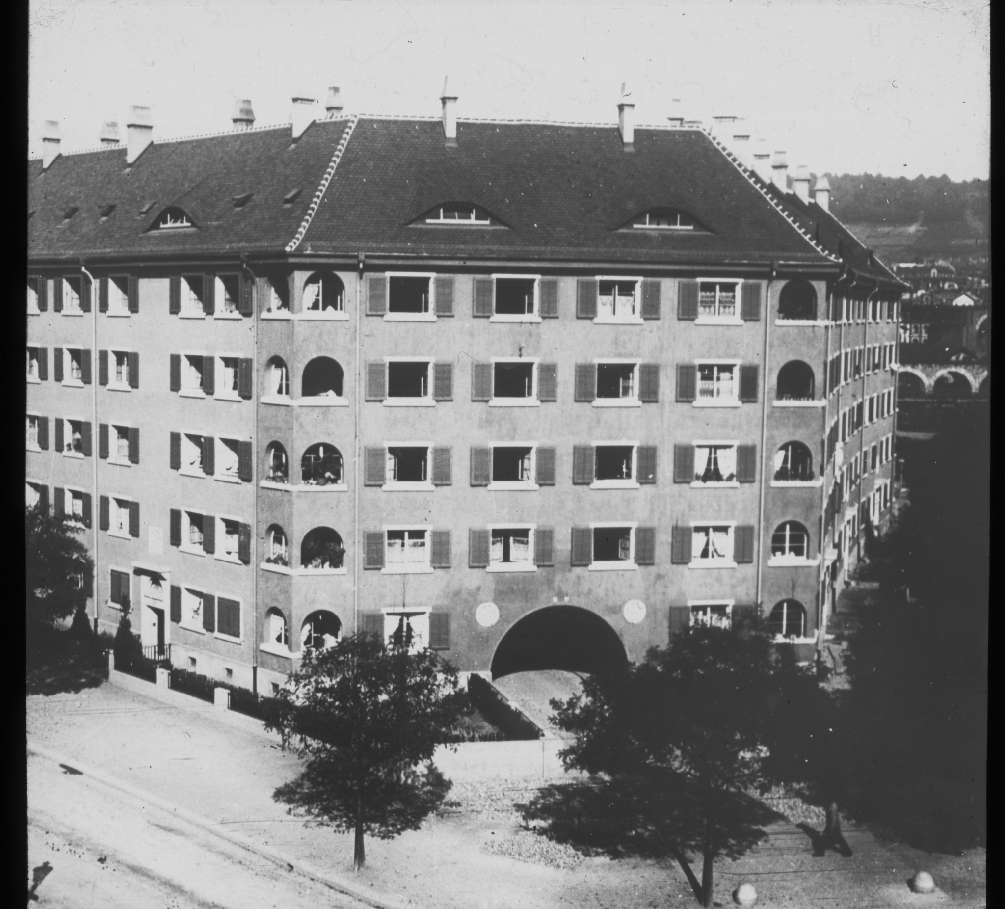 Siedlung der Baugenossenschaft des eidgenössischen Personals BEP: Kolonie Industrie 2, Zürich, 1920