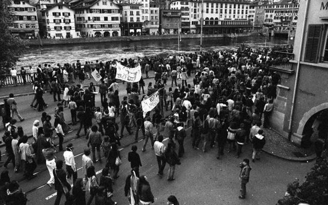 Jugenddemonstration Ende Juni 1980, [Zürich]