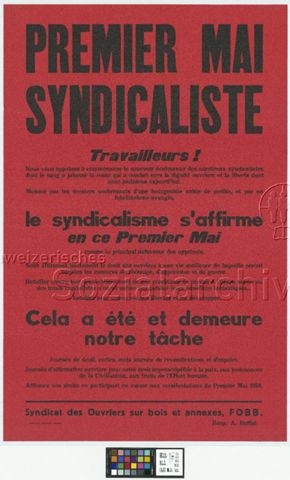 Premier Mai syndicaliste