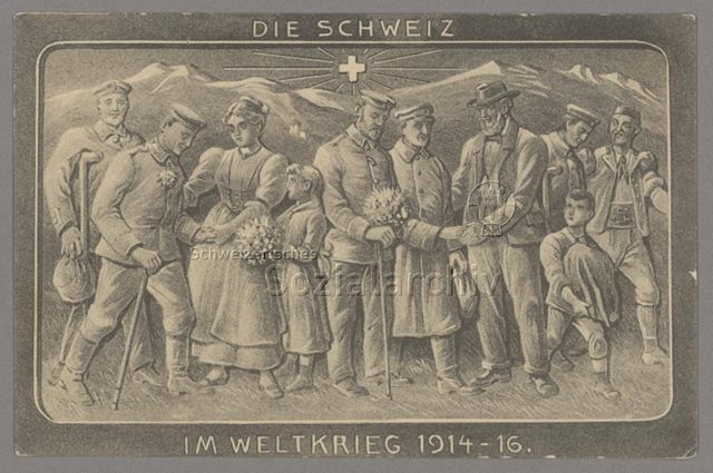 Die Schweiz im Weltkrieg 1914-16
