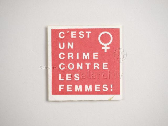 C'est un crime contre les femmes!
