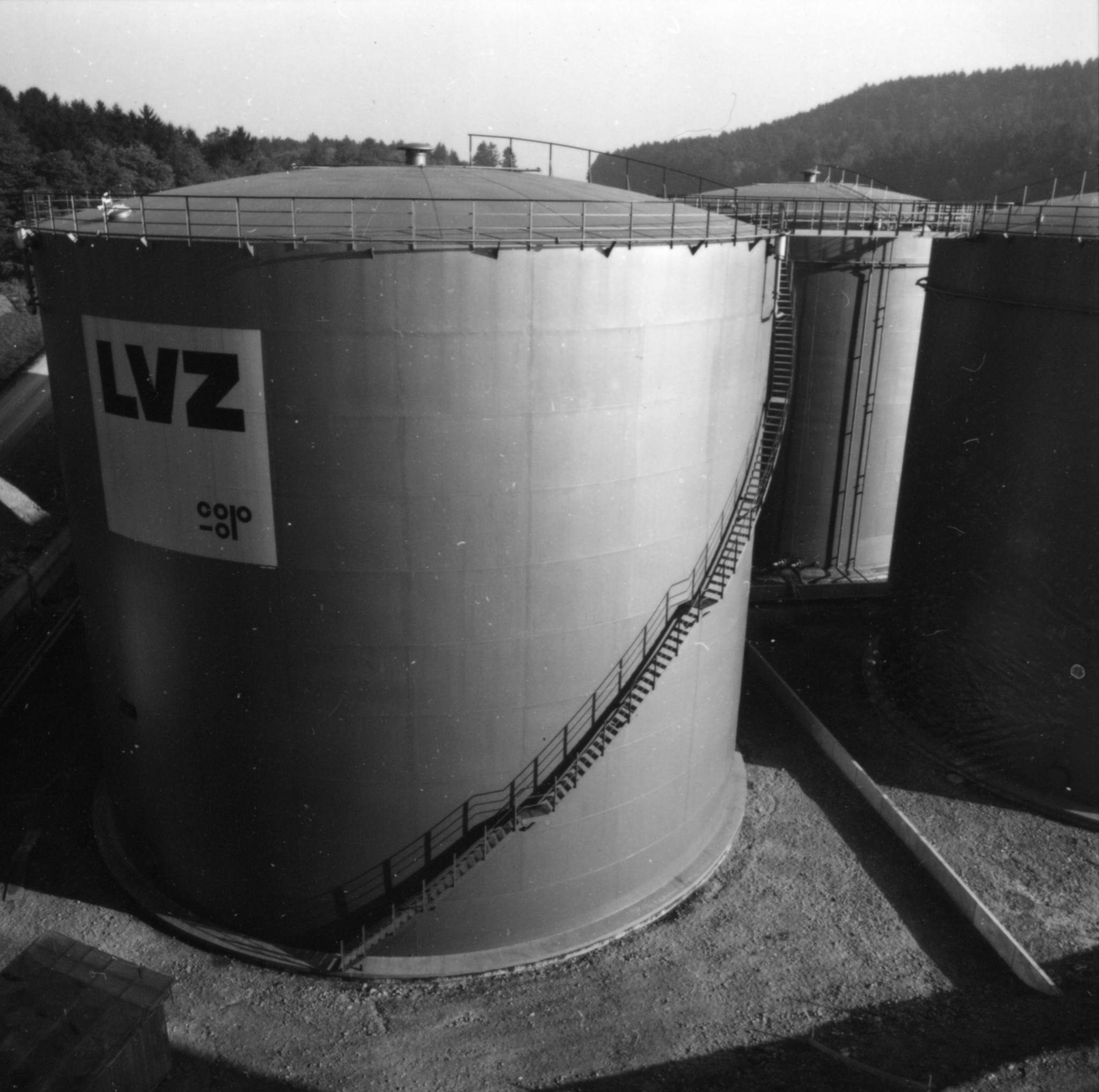 Tankanlage Niederhasli des Lebensmittelvereins Zürich 1969