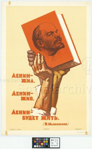 „Lenin – lebte. Lenin – lebt. Lenin – wird ewig leben. V. Malkivakij“ 1957