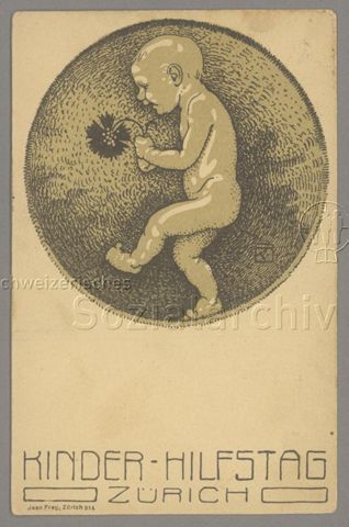 "Kinder Hilfstag Zürich" (Poststempel: 13.05.1911)