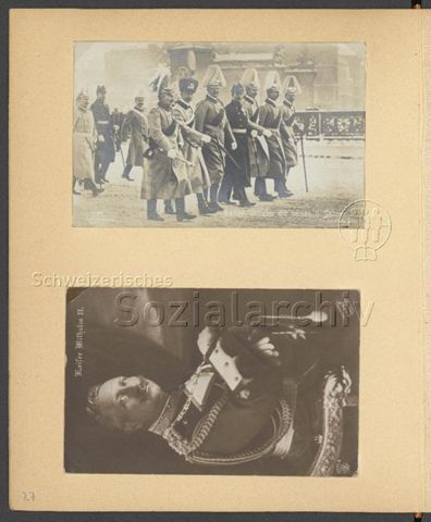 Fotoalbum "Grenzbesetzung 1914-1918