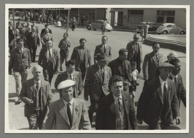 1. Mai, Umzug, Kanton Glarus, um 1958