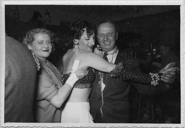 Bertie Wolf als Transvestit - ca. 1955