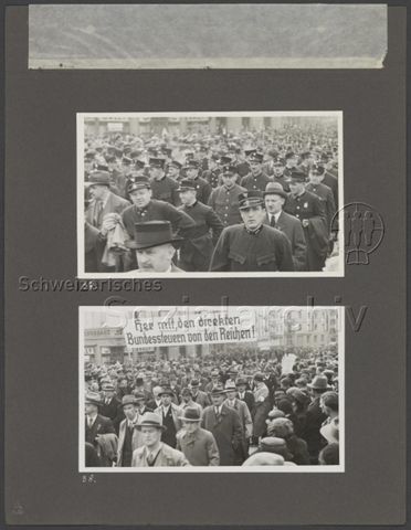 Fotoalbum "1. Mai 1936, Zürich