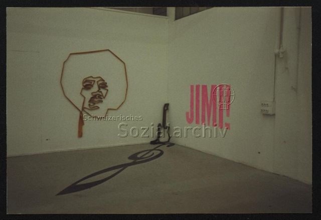 Ausstellungsansicht, "Jimi!"