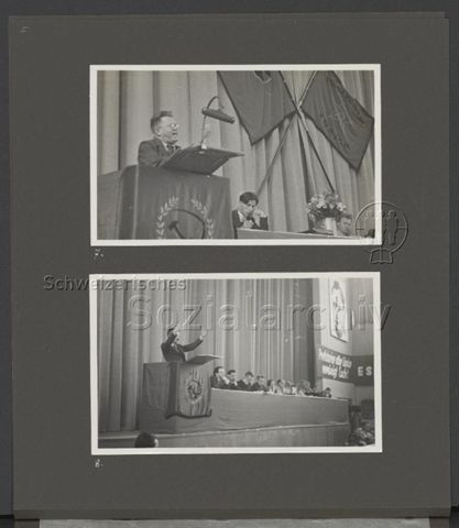 Fotoalbum "KPS Parteitag, 30.05., 31.05. und 01.06.1936/SPS Parteitag 07.06.1936, Volkhaus und Limmatplatz Zürich