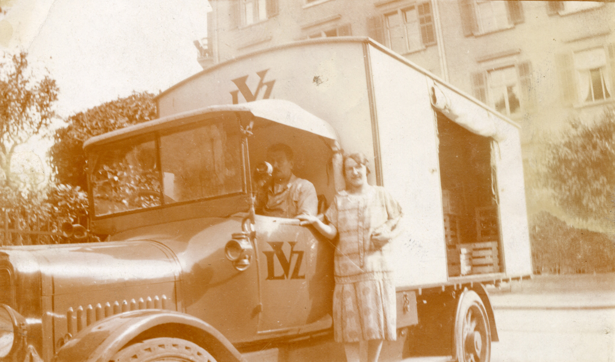 Lieferwagen des Lebensmittelvereins Zürich 1916